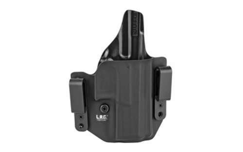 Holsters L.A.G. Tactical Inc. Defender LAG DFNDR CZ P-10 C OWB/IWB BLK RH • Model: Defender